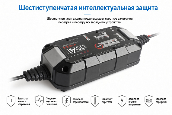 F3500 - автоматическое зарядное устройство 3.5A