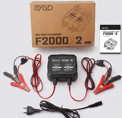 F2000*2 — двухканальное зарядное устройство 2A×2